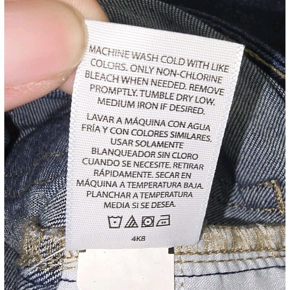 Wonder Nation Slim Girls Size 6 Stretch Denim Blue Jeans (C2) - Picture 3 of 6